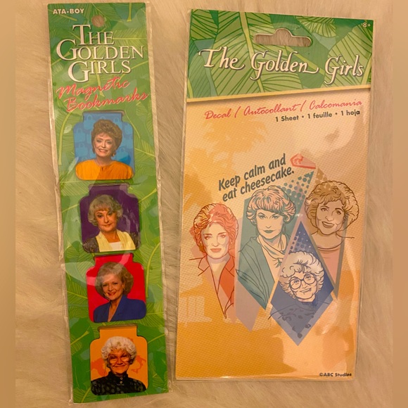 Golden Girls Set Sticker and Bookmarks - Picture 1 of 2